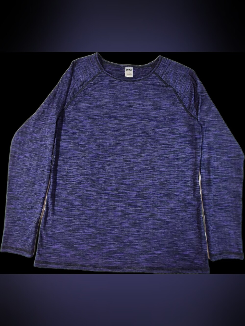 Duluth Trading Co Womens Lg Purple Activewear First Instinct Base Layer Shirt